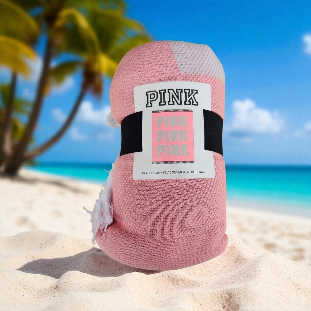 PINK Victoria's Secret Soft Coral Throw